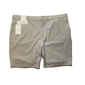 Hart Schaffner Marx Luxury Performance Shorts Men's 42 Stone 9" Inseam